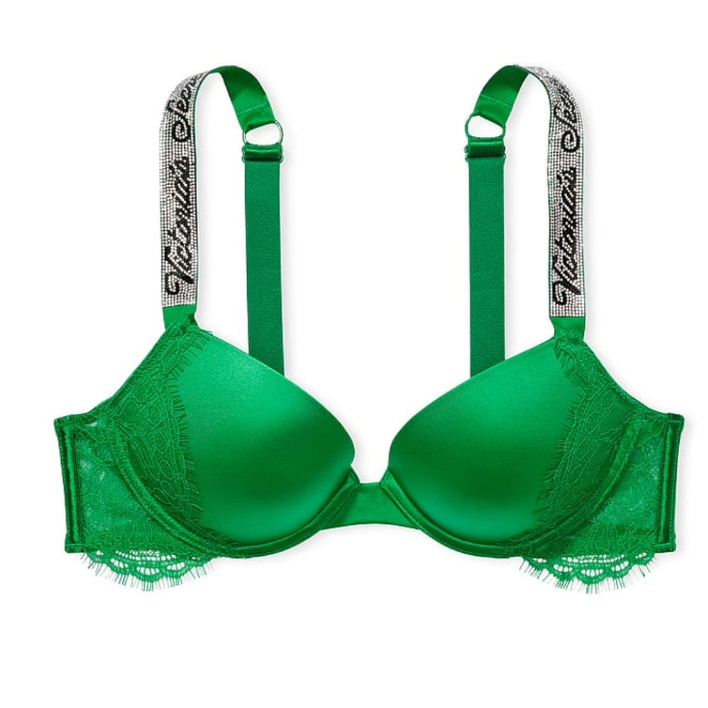 36DDD VS Shine strap push up bra